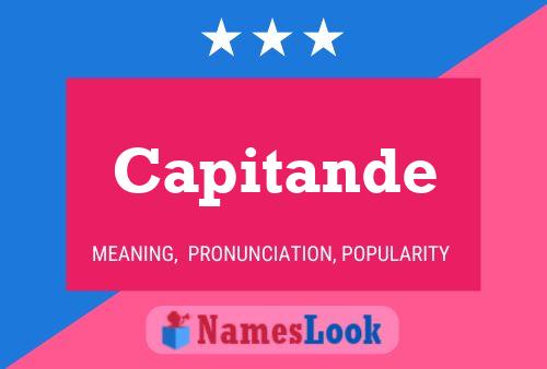 ملصق اسم Capitande