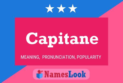 ملصق اسم Capitane