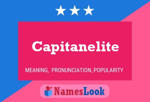 ملصق اسم Capitanelite