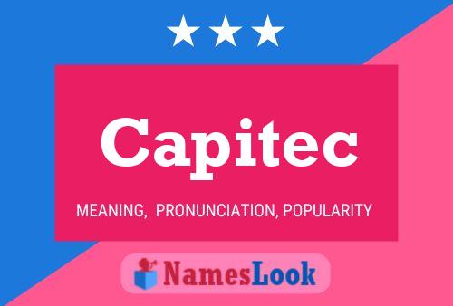 ملصق اسم Capitec