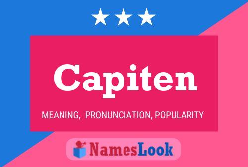 ملصق اسم Capiten