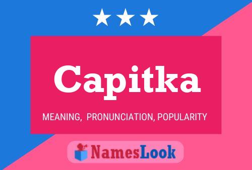 ملصق اسم Capitka