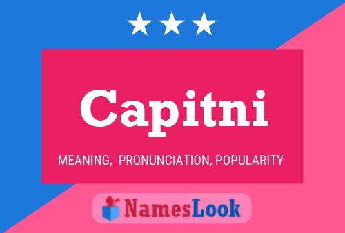 ملصق اسم Capitni