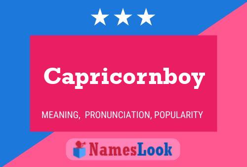 ملصق اسم Capricornboy