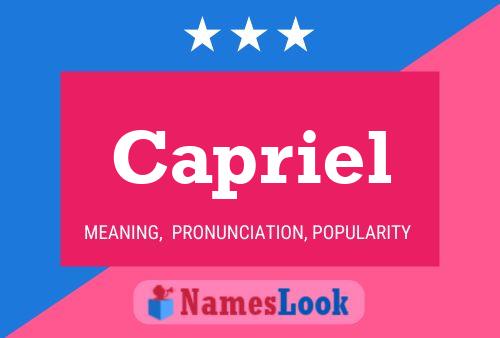 ملصق اسم Capriel