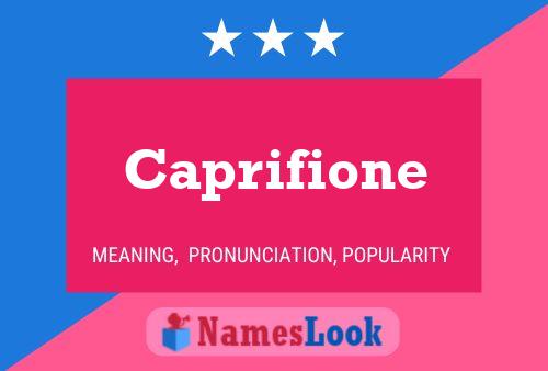 ملصق اسم Caprifione