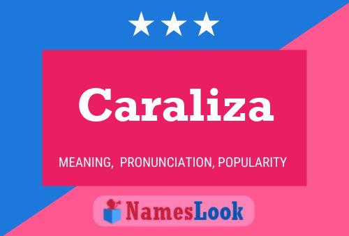 ملصق اسم Caraliza