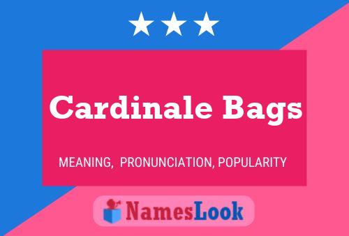 ملصق اسم Cardinale Bags