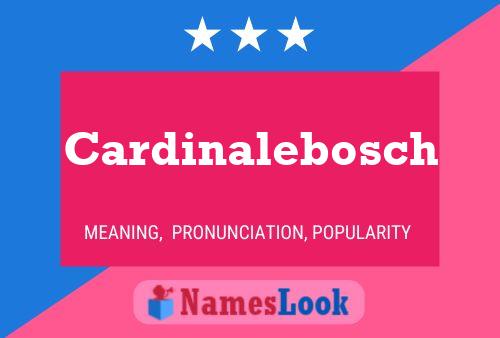 ملصق اسم Cardinalebosch