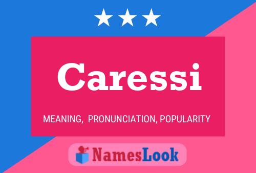 ملصق اسم Caressi