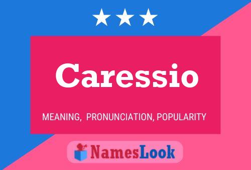 ملصق اسم Caressio