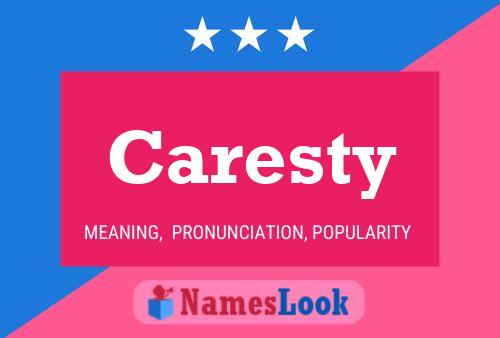 ملصق اسم Caresty