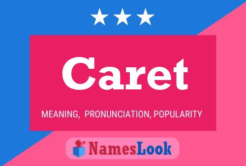 ملصق اسم Caret