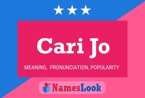 ملصق اسم Cari Jo