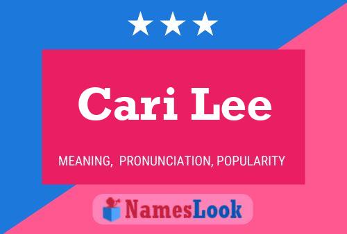 ملصق اسم Cari Lee