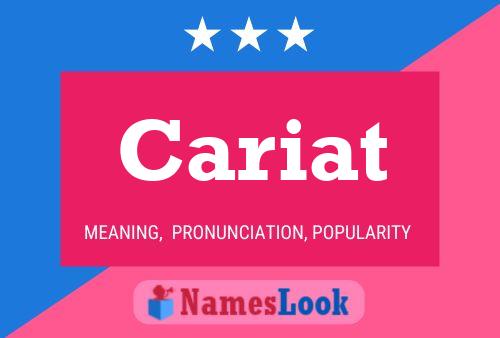 ملصق اسم Cariat