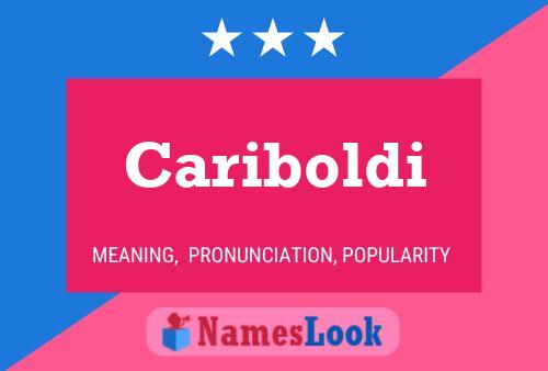 ملصق اسم Cariboldi