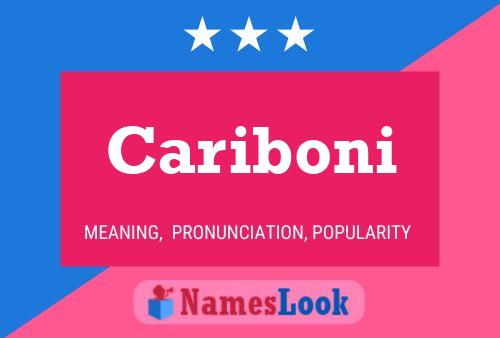 ملصق اسم Cariboni