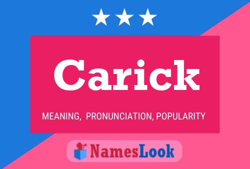 ملصق اسم Carick