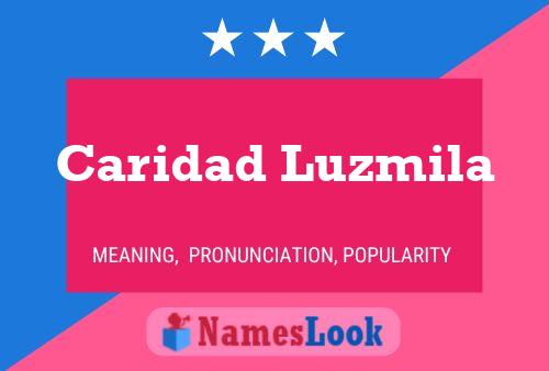 ملصق اسم Caridad Luzmila