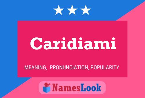 ملصق اسم Caridiami