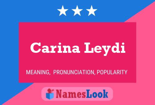 ملصق اسم Carina Leydi