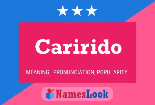 ملصق اسم Carirido