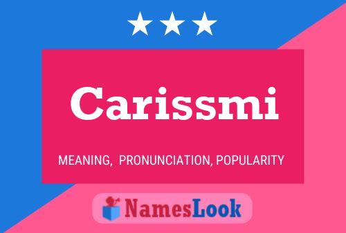 ملصق اسم Carissmi