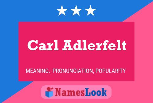 ملصق اسم Carl Adlerfelt