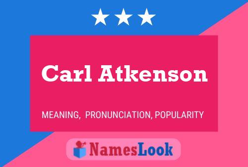 ملصق اسم Carl Atkenson