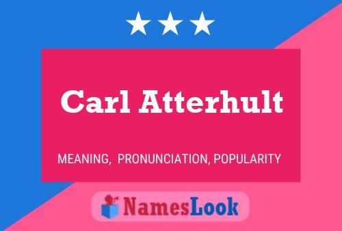 ملصق اسم Carl Atterhult