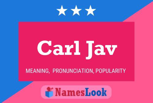 ملصق اسم Carl Jav