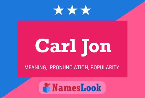 ملصق اسم Carl Jon