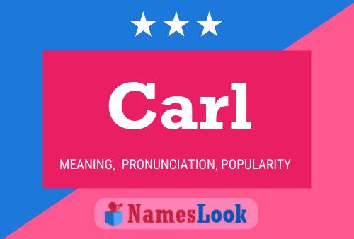 ملصق اسم Carl