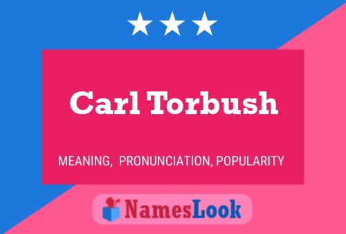 ملصق اسم Carl Torbush