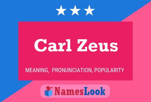 ملصق اسم Carl Zeus