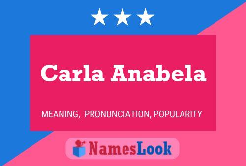 ملصق اسم Carla Anabela