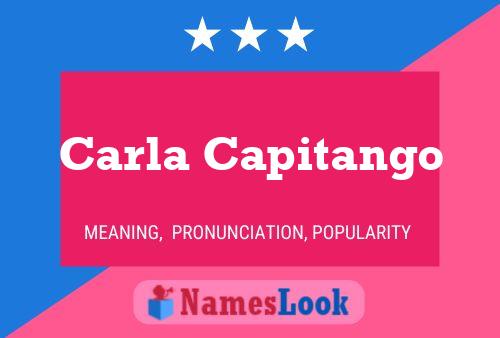 ملصق اسم Carla Capitango