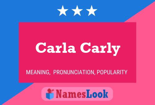 ملصق اسم Carla Carly