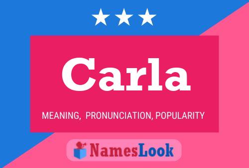 ملصق اسم Carla