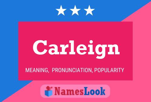 ملصق اسم Carleign