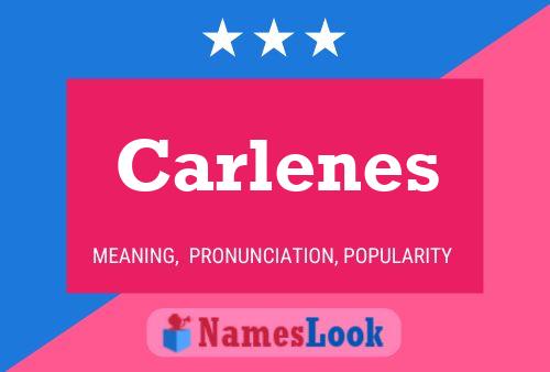 ملصق اسم Carlenes