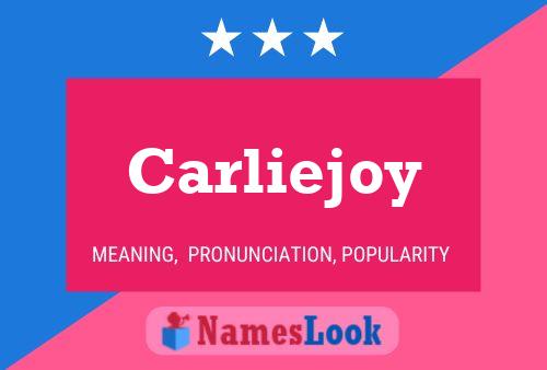 ملصق اسم Carliejoy