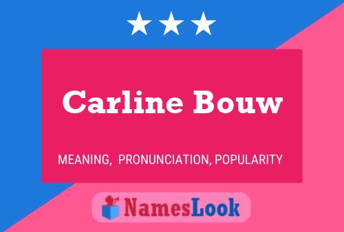 ملصق اسم Carline Bouw