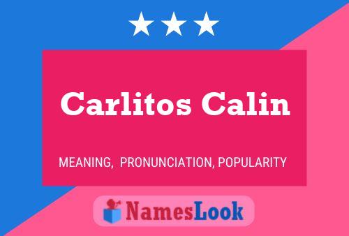 ملصق اسم Carlitos Calin