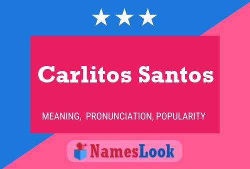 ملصق اسم Carlitos Santos