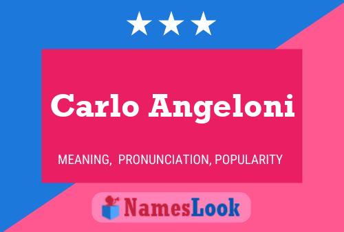 ملصق اسم Carlo Angeloni