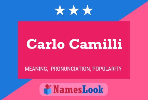 ملصق اسم Carlo Camilli