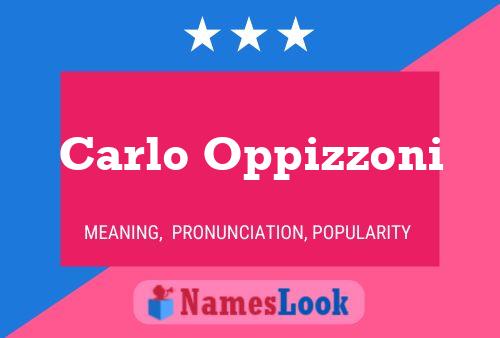 ملصق اسم Carlo Oppizzoni