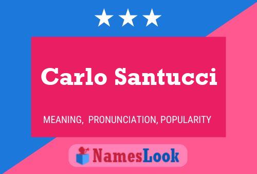 ملصق اسم Carlo Santucci